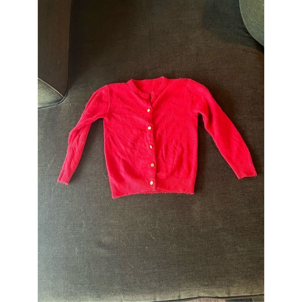 Vintage 1960’s little girl sweater cardigan soft material - size 5